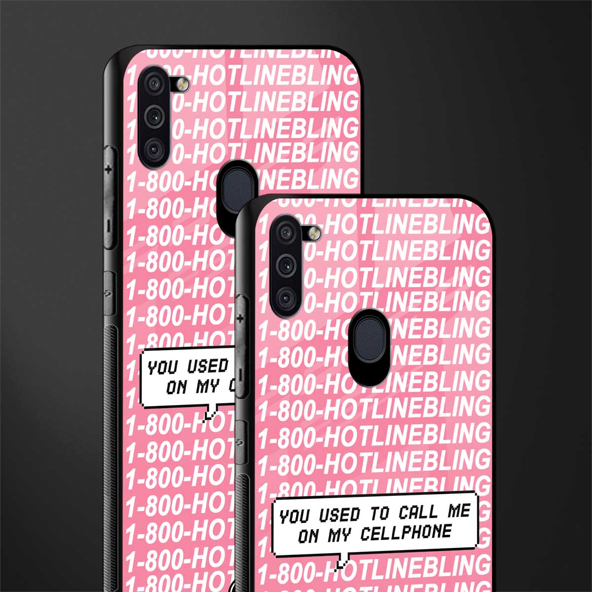 1800 hotline bling phone cover for samsung galaxy m11