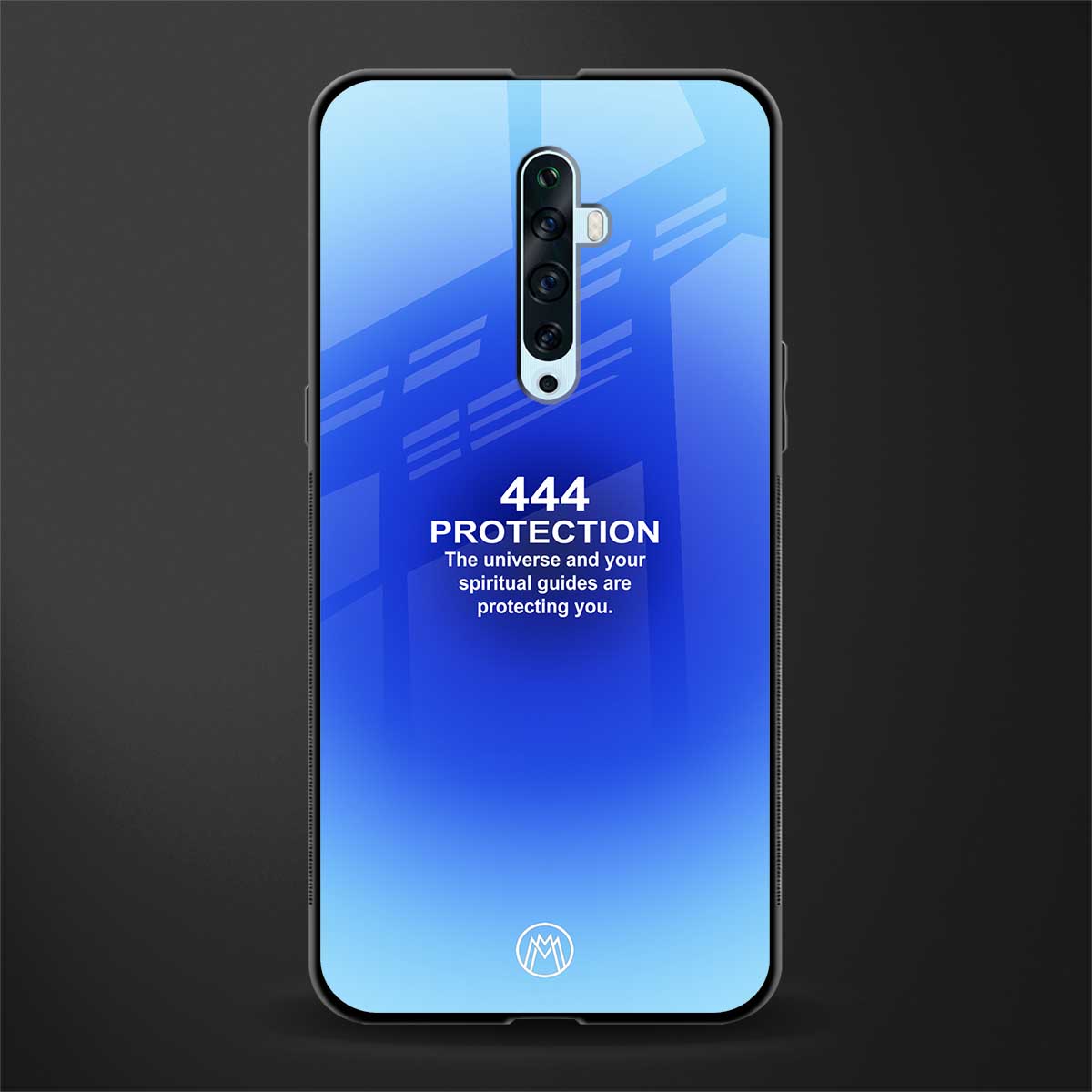 444 protection glass case for oppo reno 2f image
