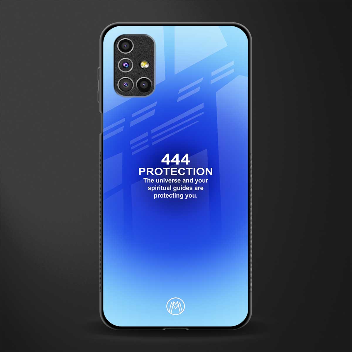 444 protection glass case for samsung galaxy m31s image