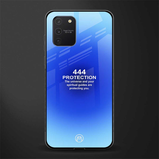 444 protection glass case for samsung galaxy a91 image