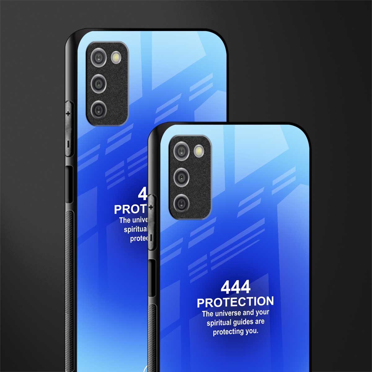 444 protection glass case for samsung galaxy a03s image-2