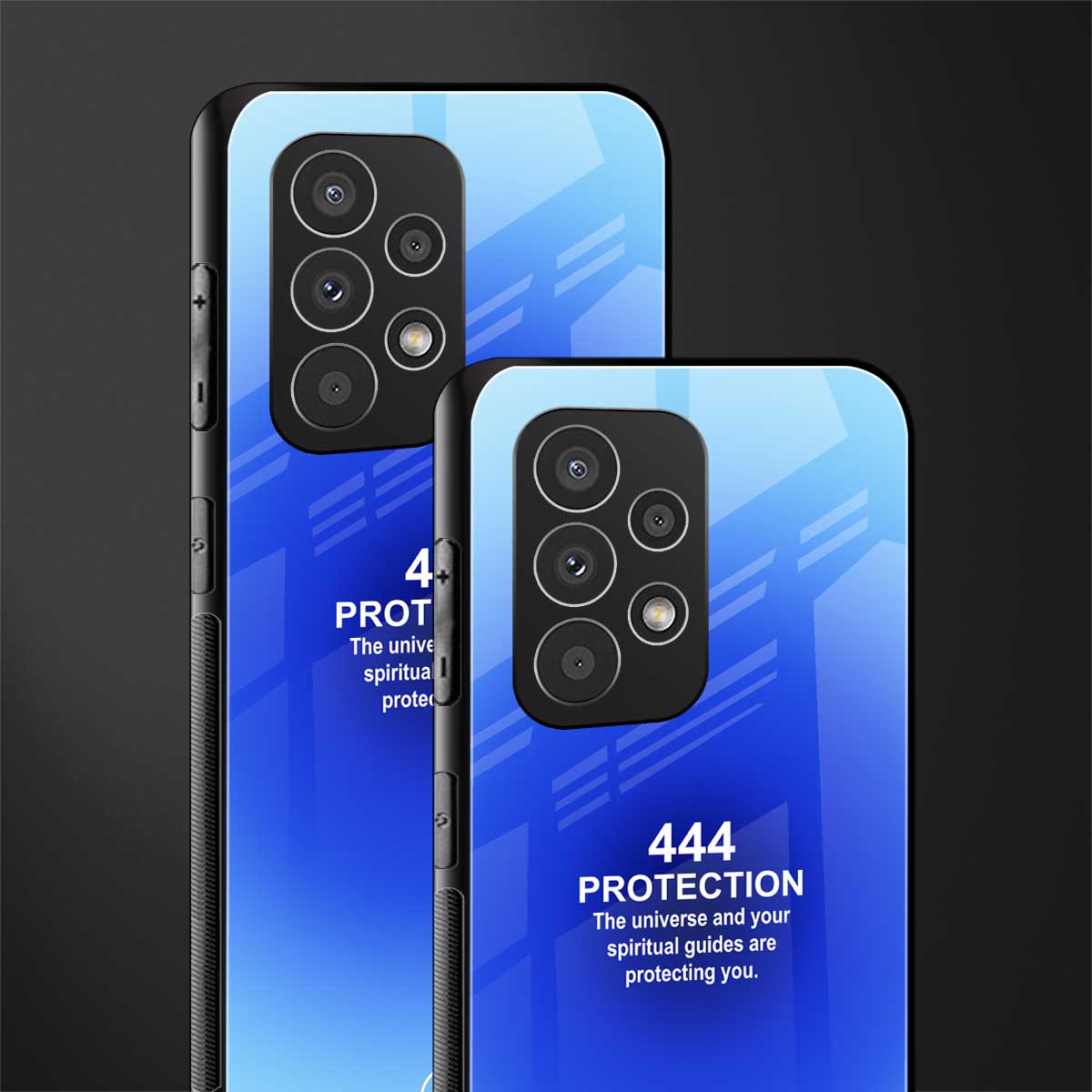 444 protection back phone cover | glass case for samsung galaxy a23