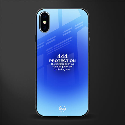 444 protection glass case for iphone x image