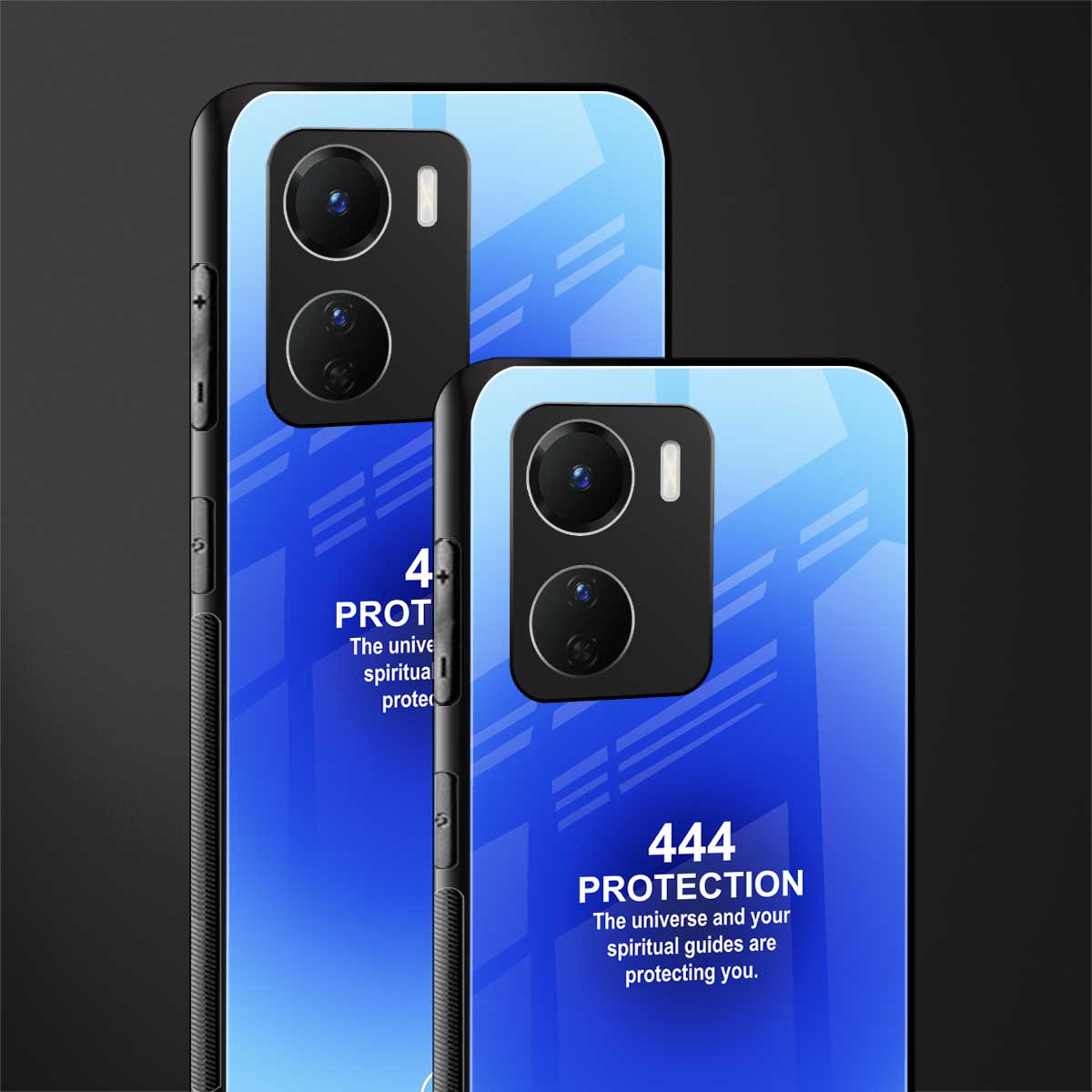 444 protection back phone cover | glass case for vivo y16