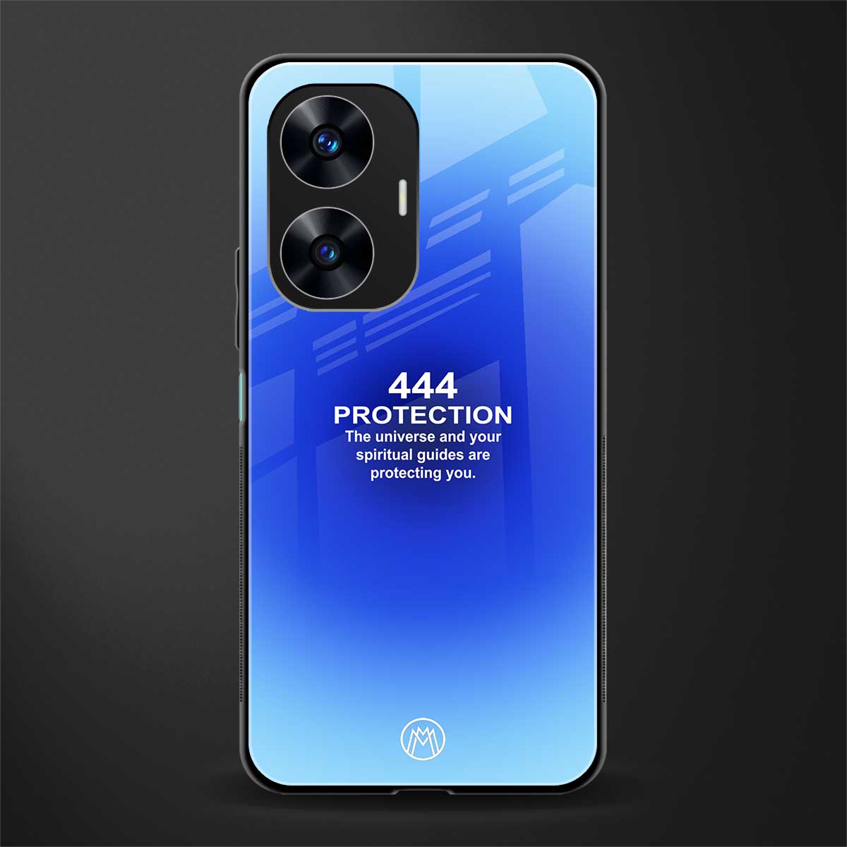 444 protection back phone cover | glass case for realme c55