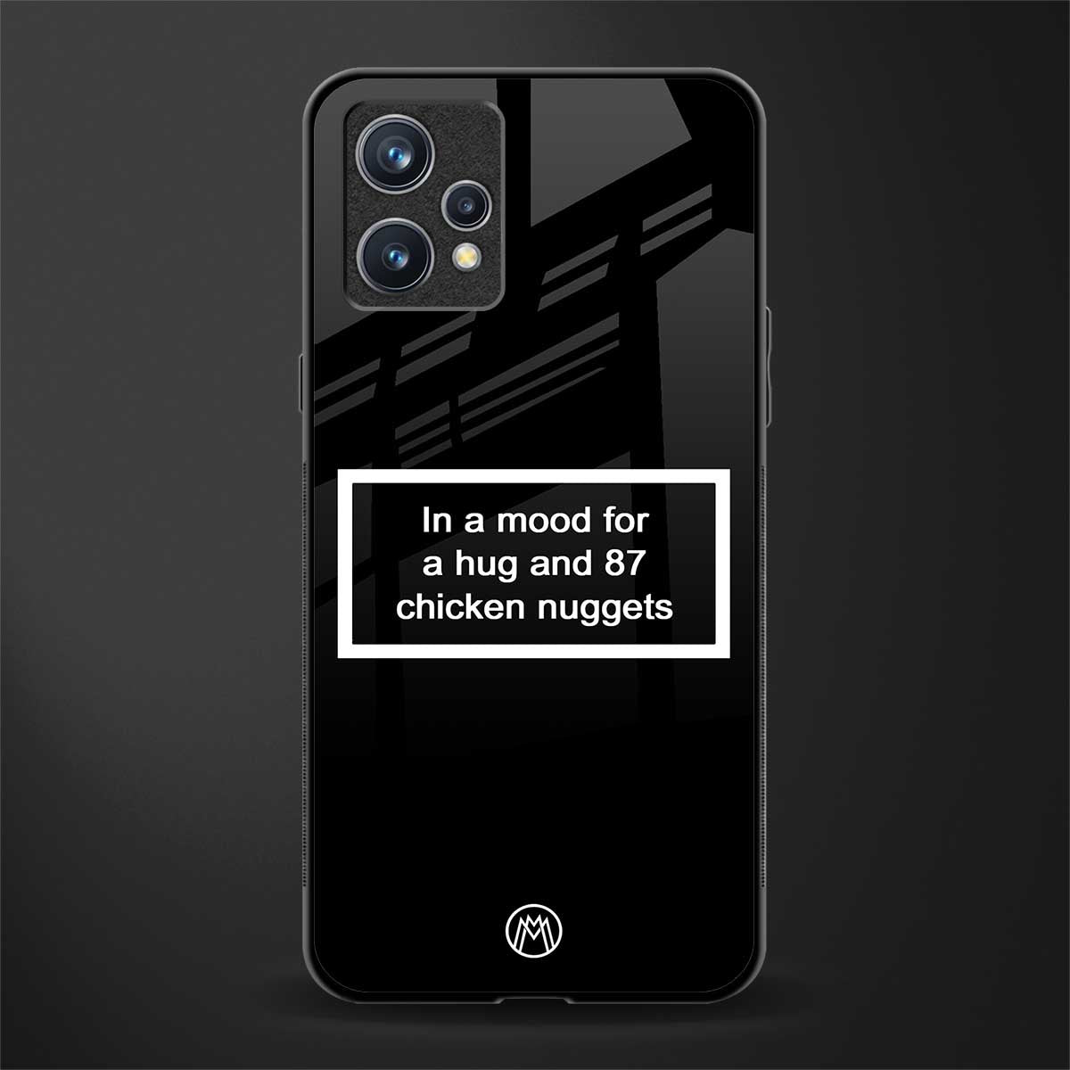 87 chicken nuggets black edition glass case for realme 9 pro plus 5g image