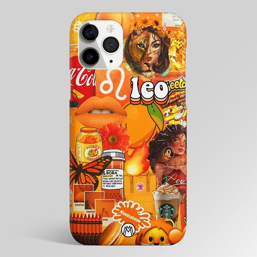 Leo Aesthetic Collage Matte Case Phone Cover Mymerchandize