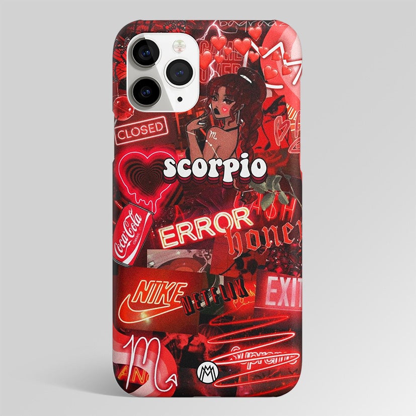 Scorpio Aesthetic Collage Matte Case Phone Cover