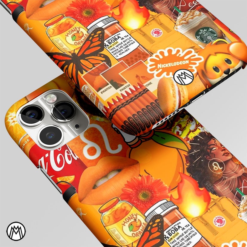 Leo Aesthetic Collage Matte Case Phone Cover