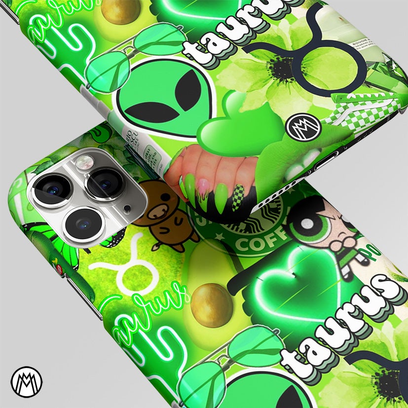 Taurus Aesthetic Collage Matte Case Phone Cover