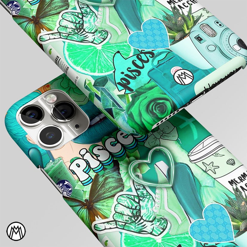 Pisces Aesthetic Collage Matte Case Phone Cover