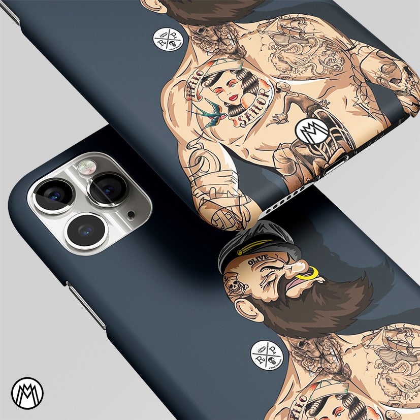 Pugnacious Popoye Matte Case Phone Cover