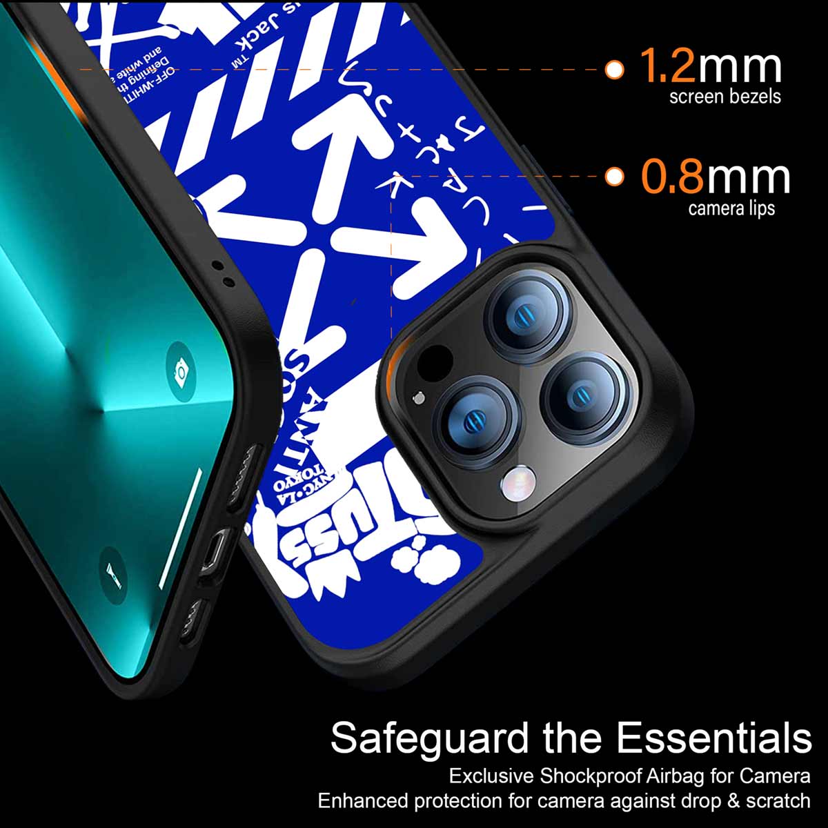 Blue Travis Scott X Anti Social Social Club Phone Cover | MagSafe Case