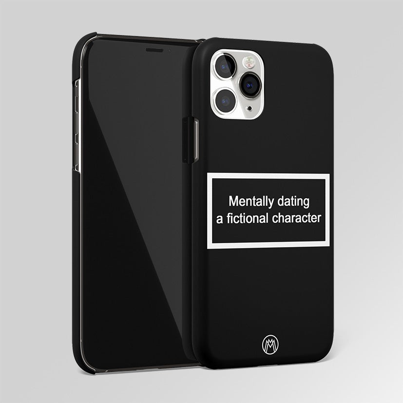Dating A Fictional Character Black Matte Case Phone Cover