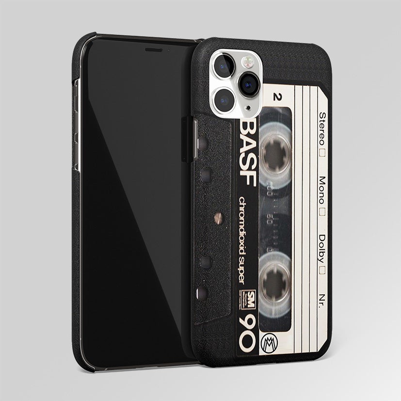 Vintage Cassette White Matte Case Phone Cover