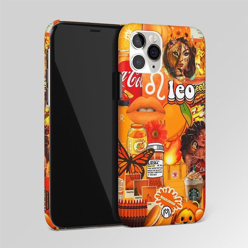 Leo Aesthetic Collage Matte Case Phone Cover