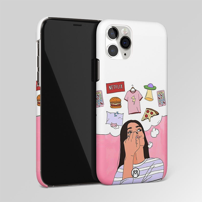 Netflix And Chill Matte Case Phone Cover