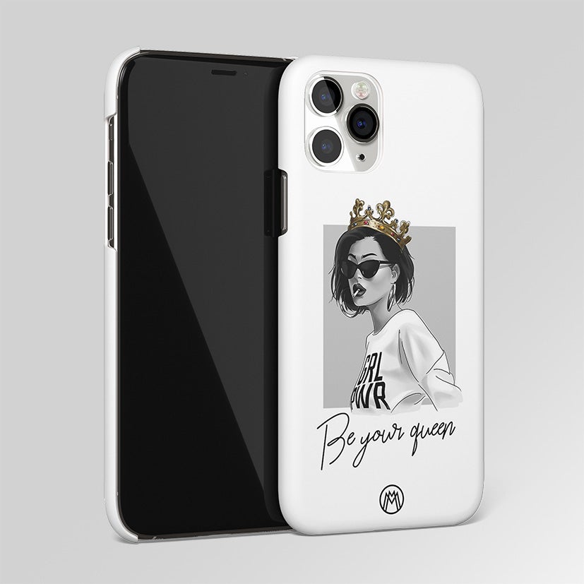 Be Your Queen Quote Matte Case Phone Cover