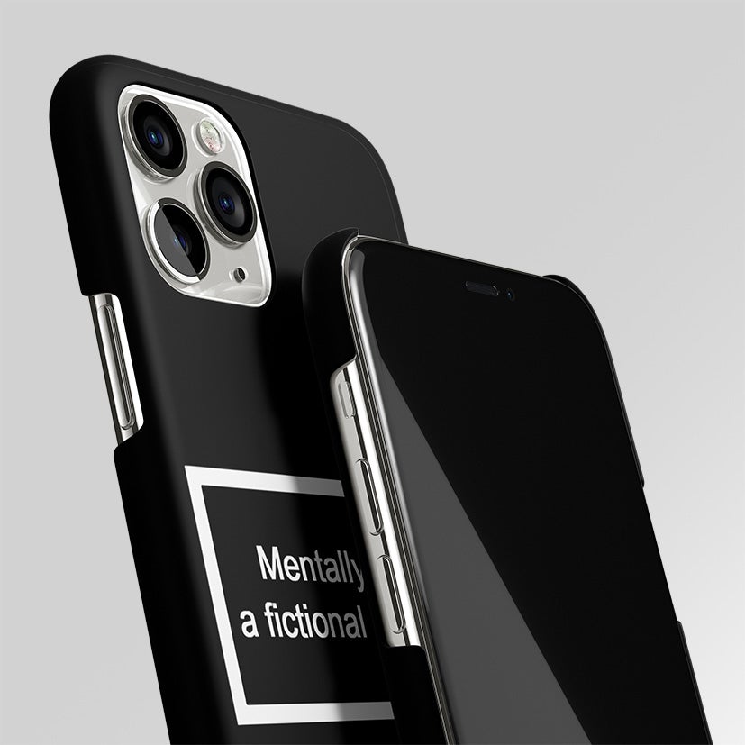 Dating A Fictional Character Black Matte Case Phone Cover