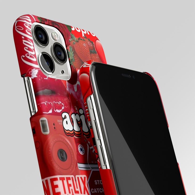 Aries Aesthetic Collage Matte Case Phone Cover