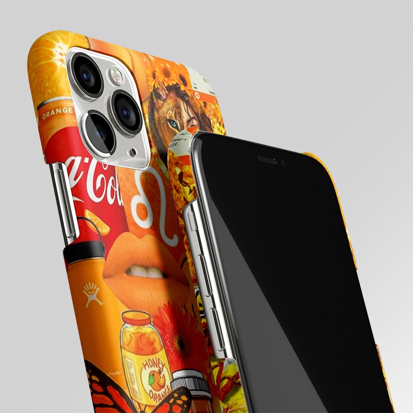 Leo Aesthetic Collage Matte Case Phone Cover