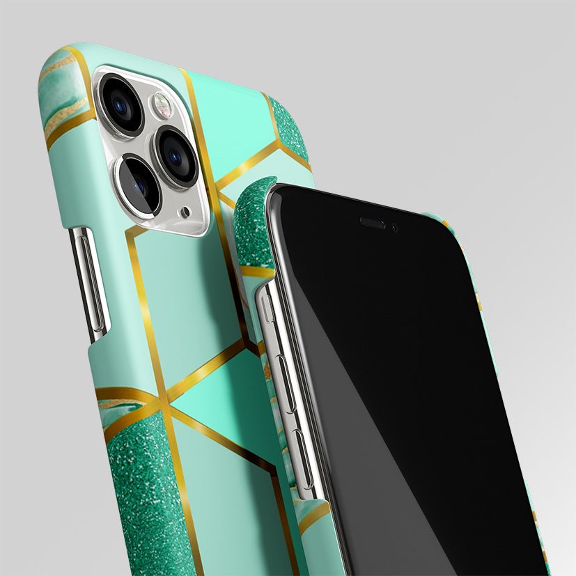 Magical Mint Green Marble Matte Case Phone Cover