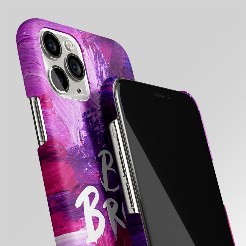 Be Brave Quote Matte Case Phone Cover