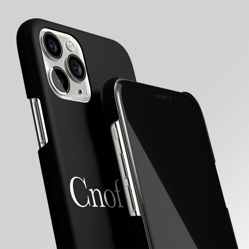 Cnofeusd Confused Black Matte Case Phone Cover