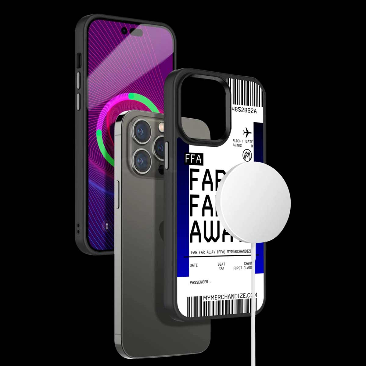 Far Far Away Boarding Pass Ticket Phone Cover | MagSafe Case
