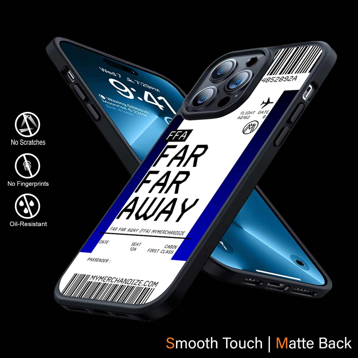 Far Far Away Boarding Pass Ticket Phone Cover | MagSafe Case