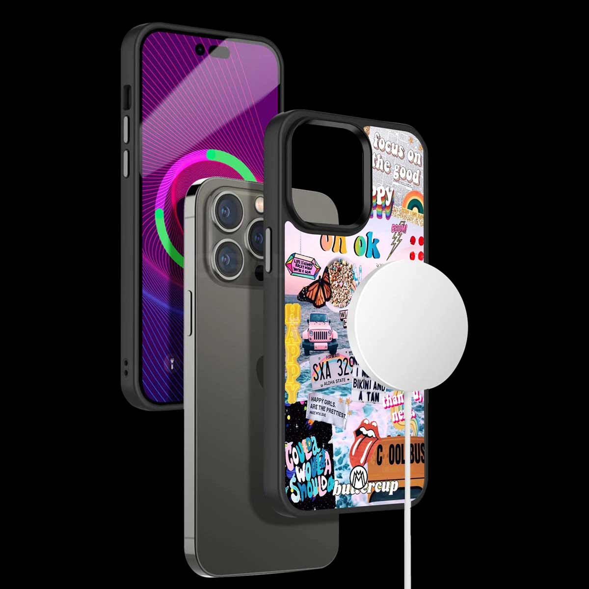 Happy Sunshine Aesthetic Collage Phone Cover | MagSafe Case