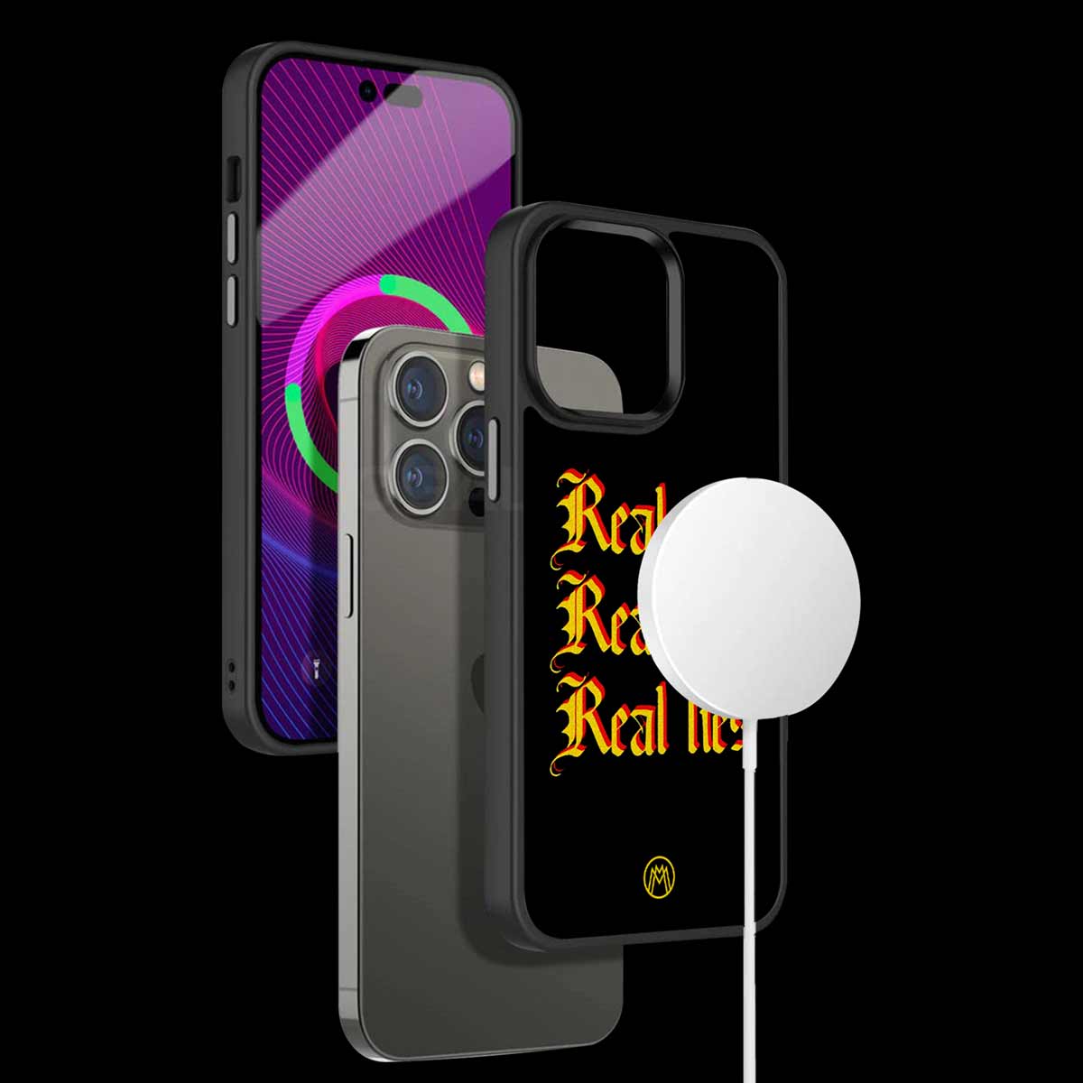Real Eyes Realize Real Lies Quote Phone Cover | MagSafe Case