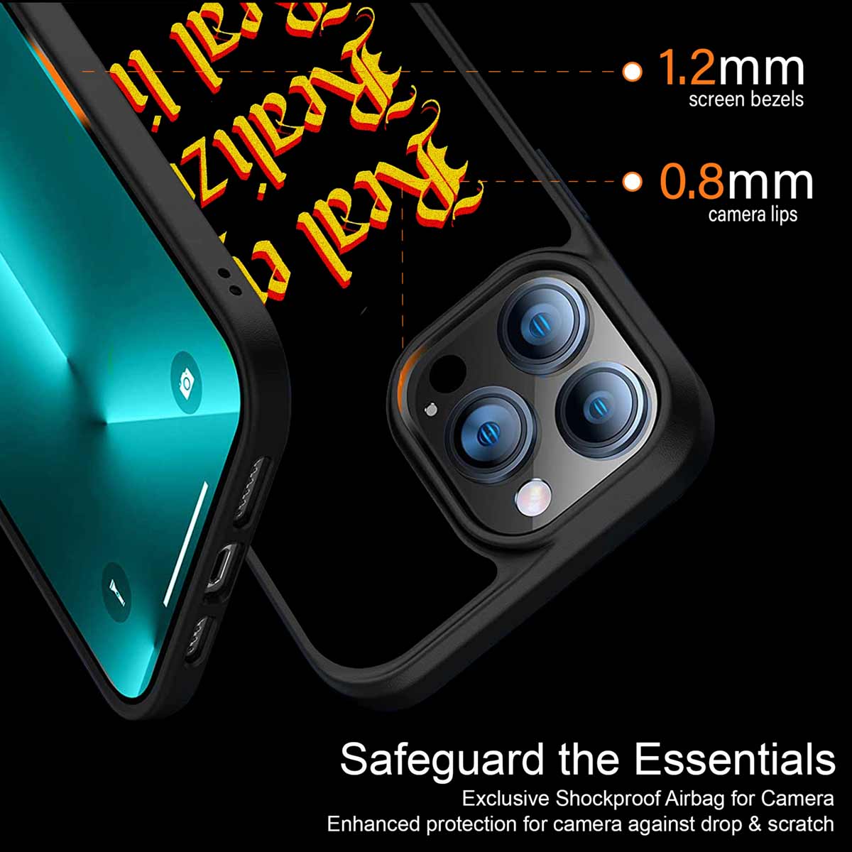 Real Eyes Realize Real Lies Quote Phone Cover | MagSafe Case