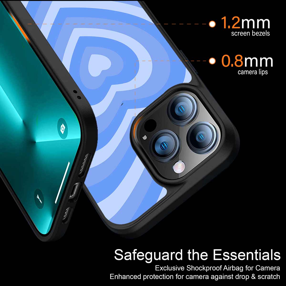 Y2K Blue Hearts Aesthetic Phone Cover | MagSafe Case