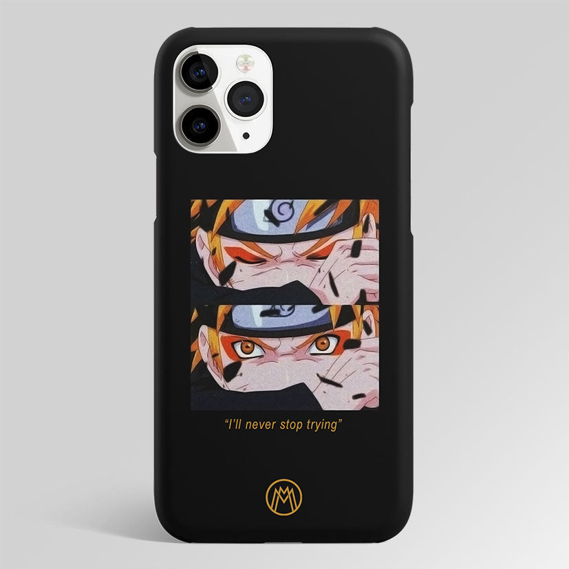 Naruto Motivation Anime Matte Case Phone Cover1