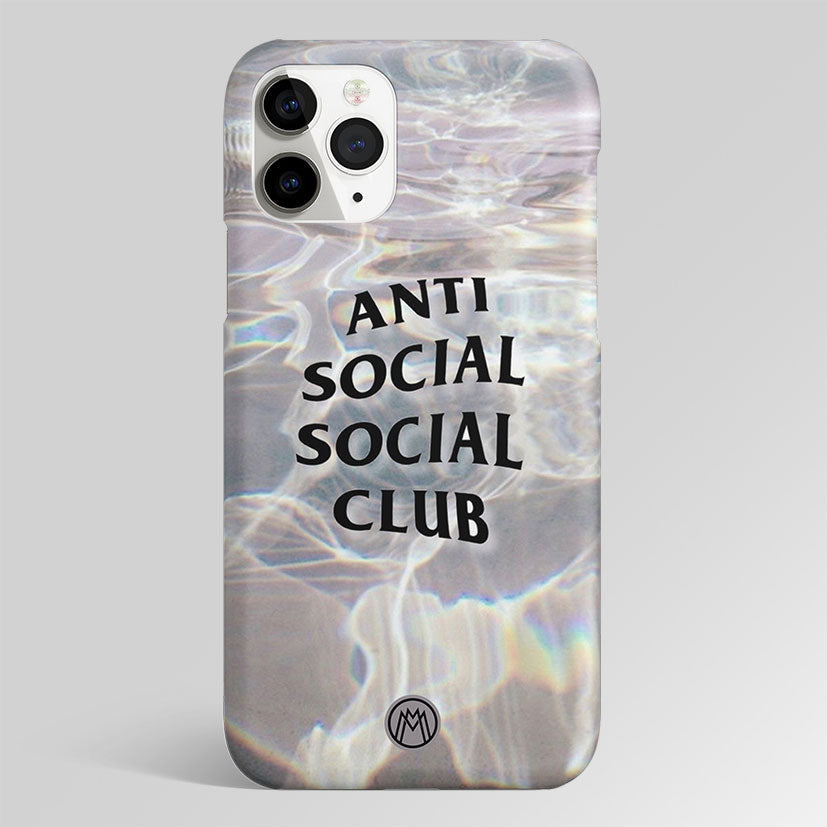 Anti Social Social club White Back Cover Phone Case Mymerchandize