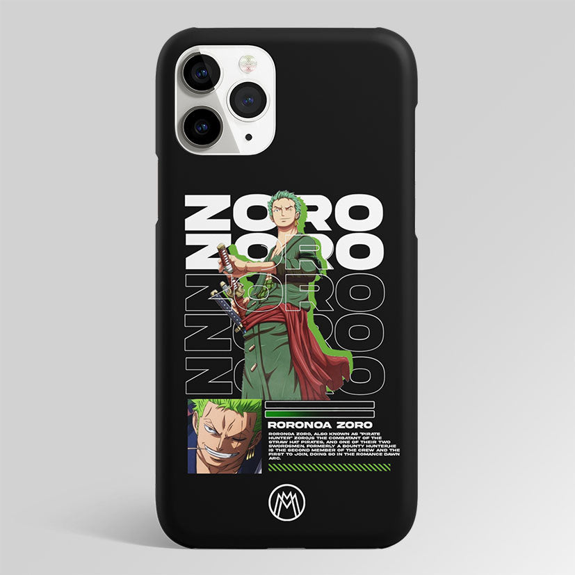 Roronoa Zoro Back Cover Phone Case Mymerchandize