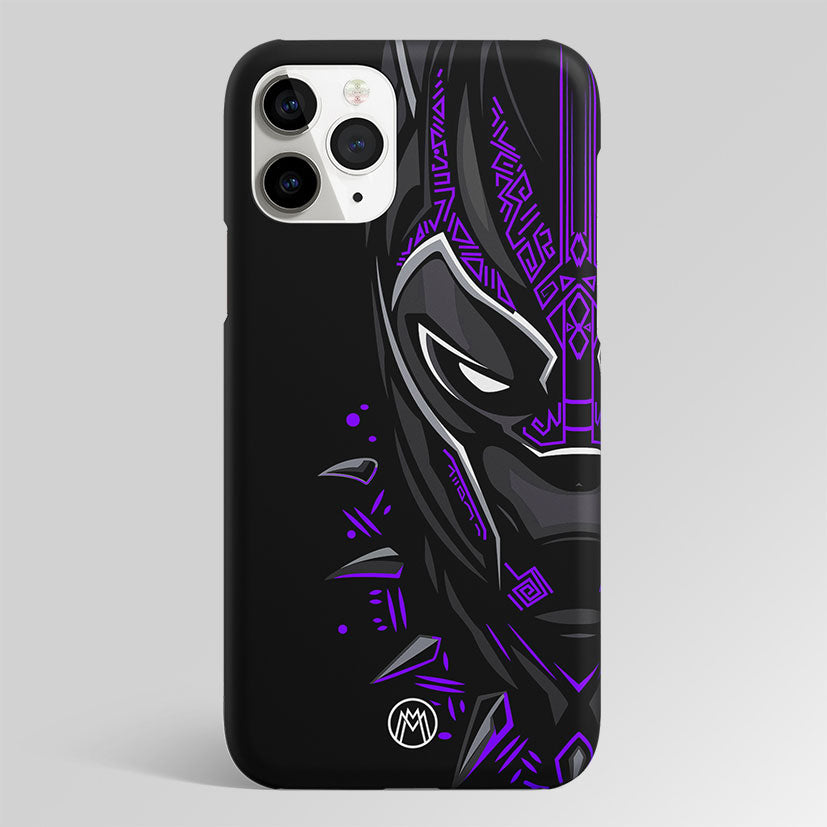 Black Panther Superhero Matte Case Phone Cover - Main Image
