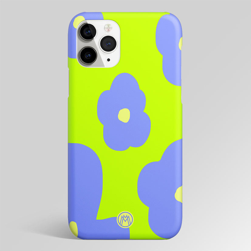 Chartreuse Arctic Flowers Back Cover Phone Case Mymerchandize