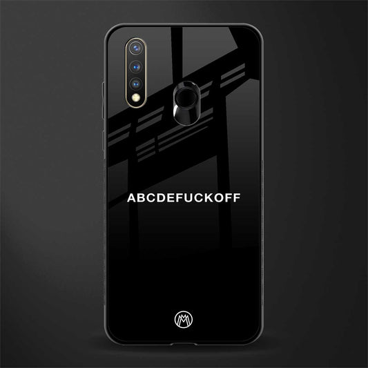 abcdefuckoff glass case for vivo y19 image