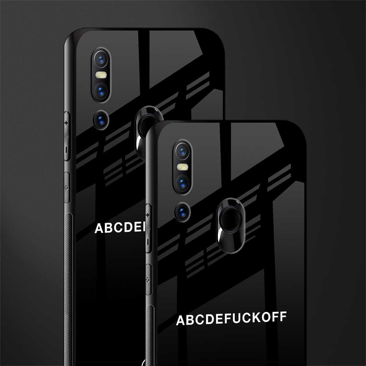 abcdefuckoff glass case for vivo v15 image-2