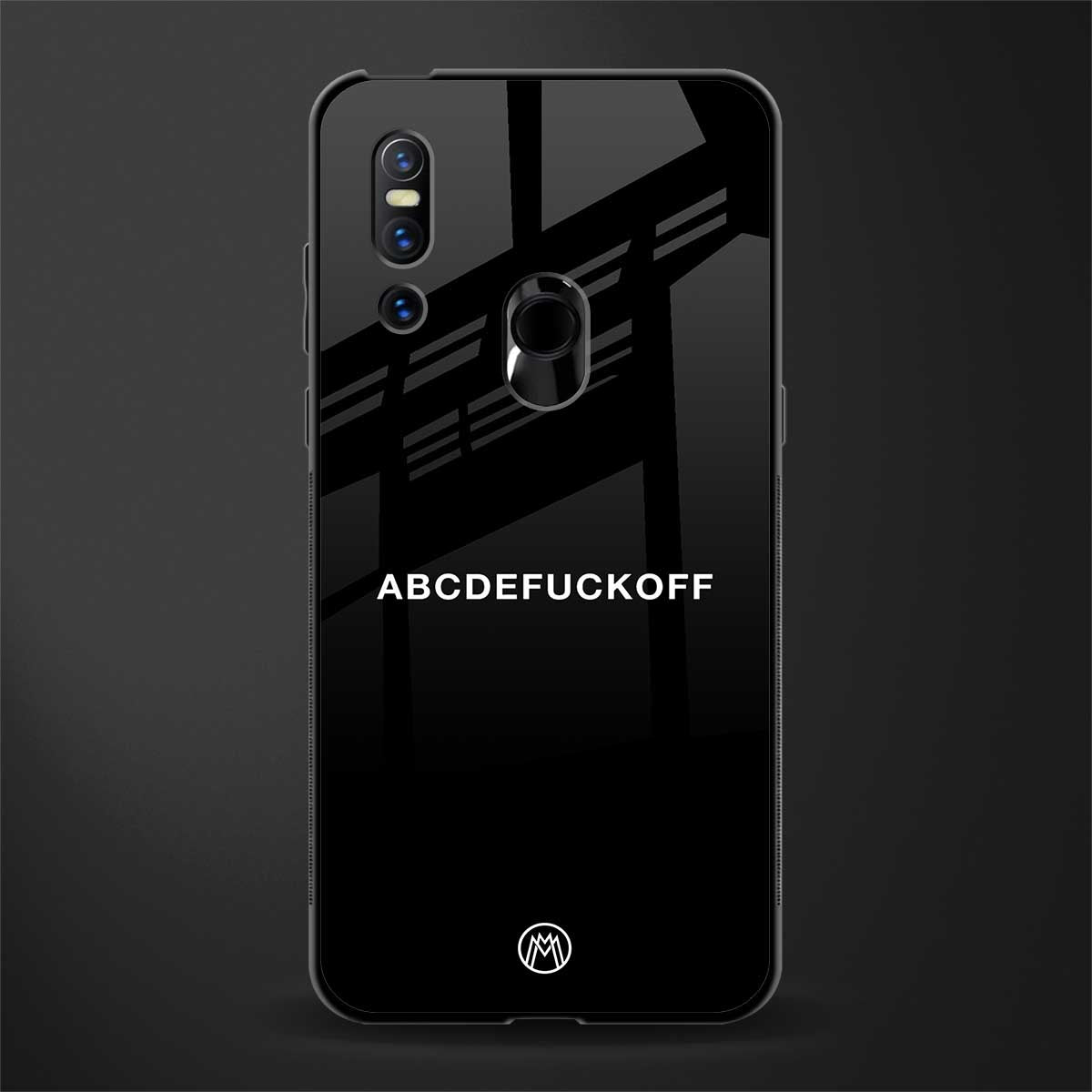abcdefuckoff glass case for vivo v15 image