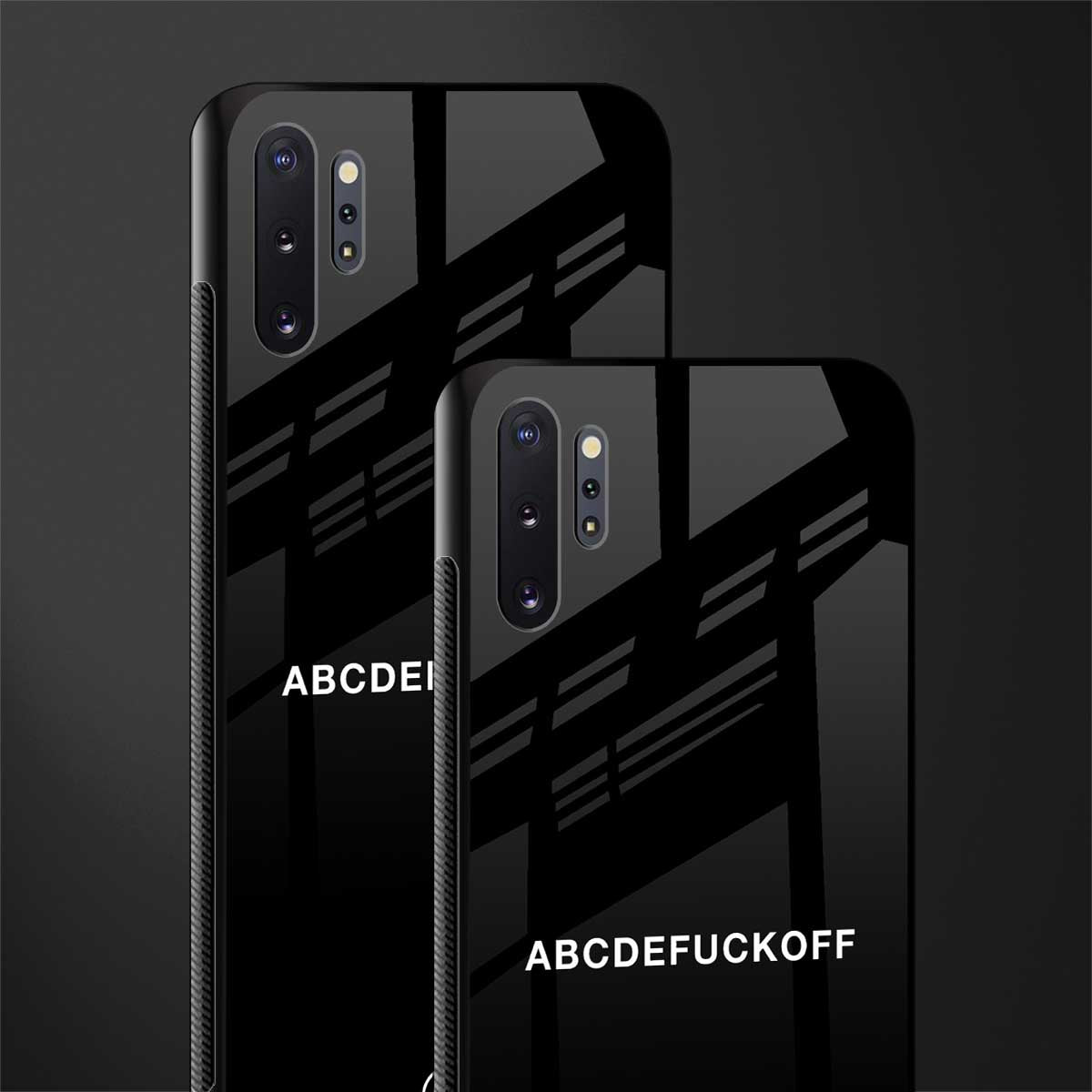abcdefuckoff glass case for samsung galaxy note 10 plus image-2