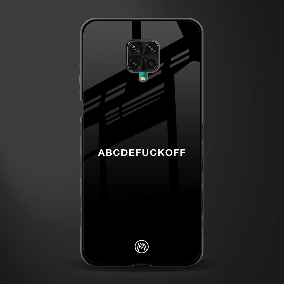 abcdefuckoff glass case for poco m2 pro image