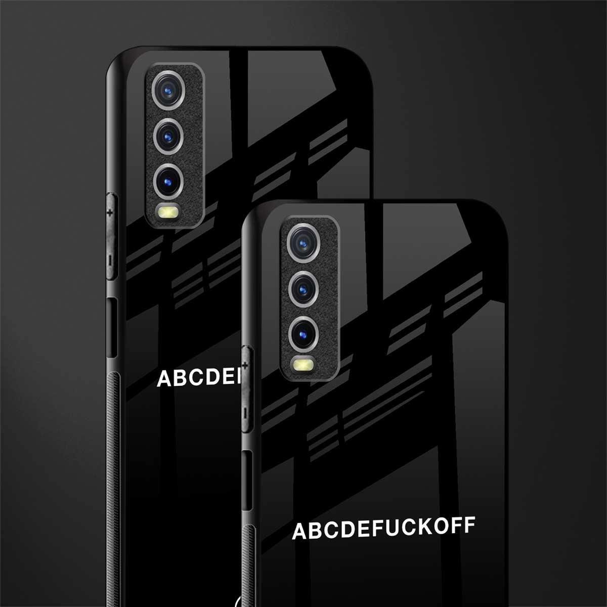 abcdefuckoff glass case for vivo y12s image-2