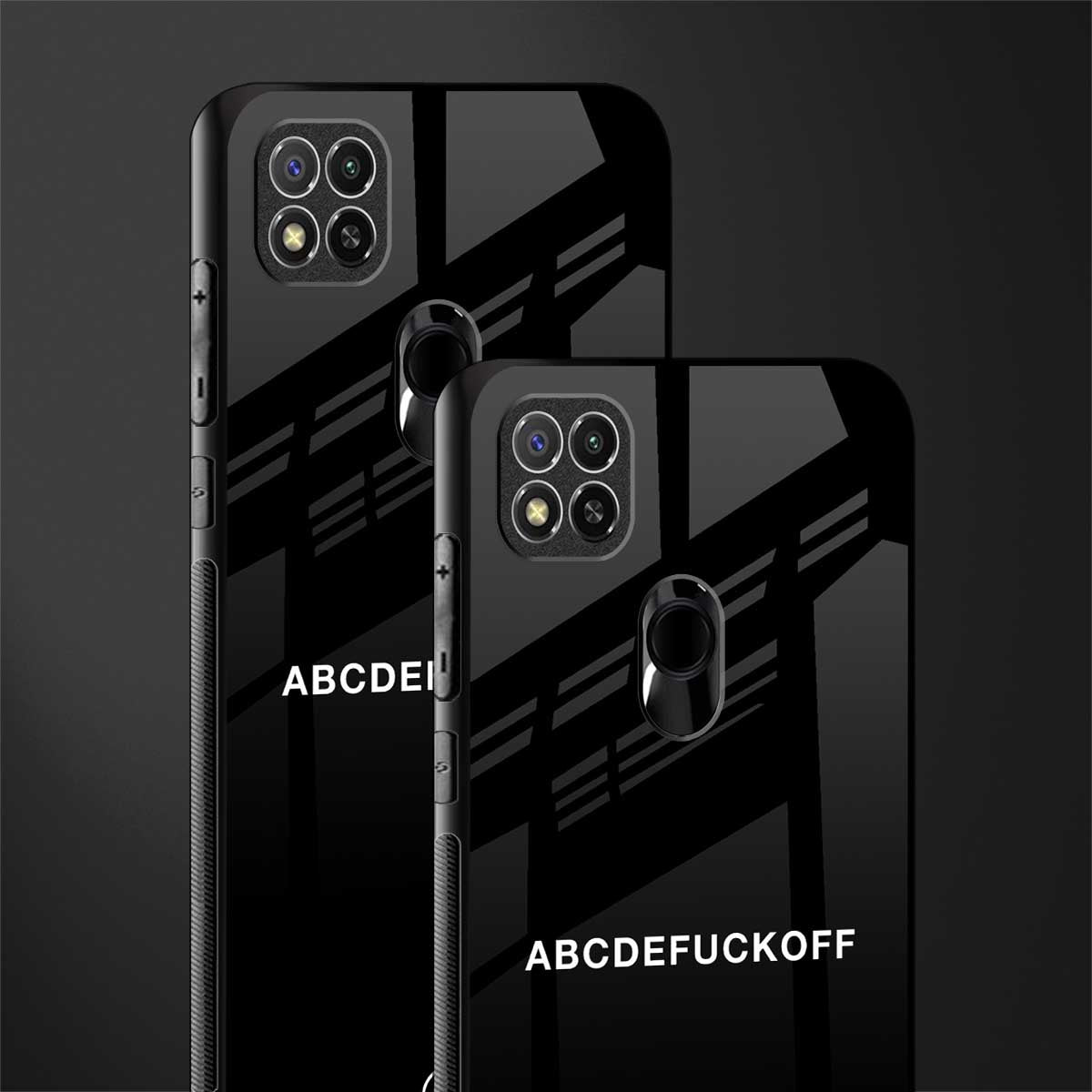 abcdefuckoff glass case for redmi 9 image-2