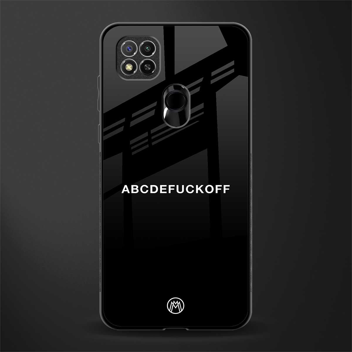 abcdefuckoff glass case for redmi 9 image