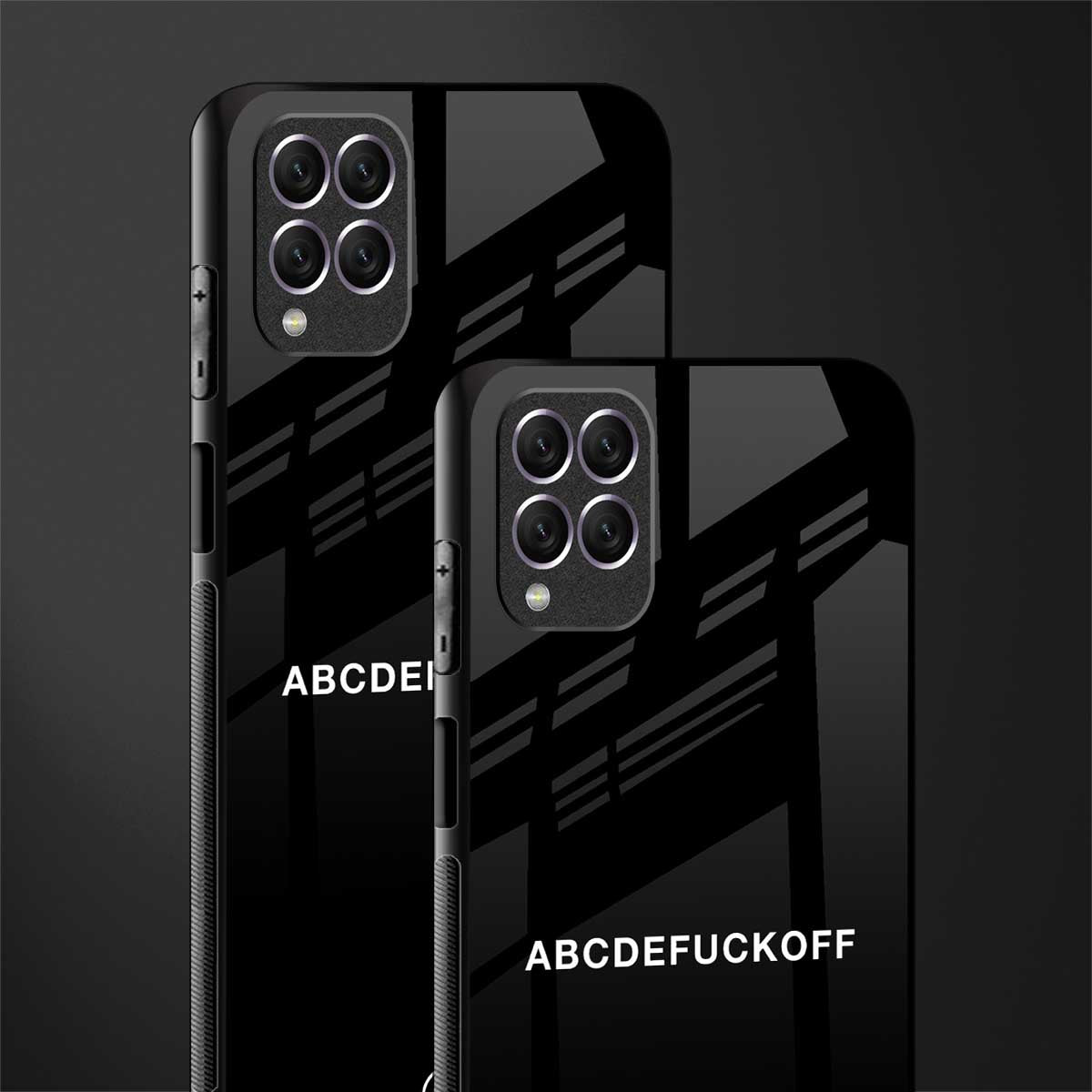 abcdefuckoff glass case for samsung galaxy f62 image-2