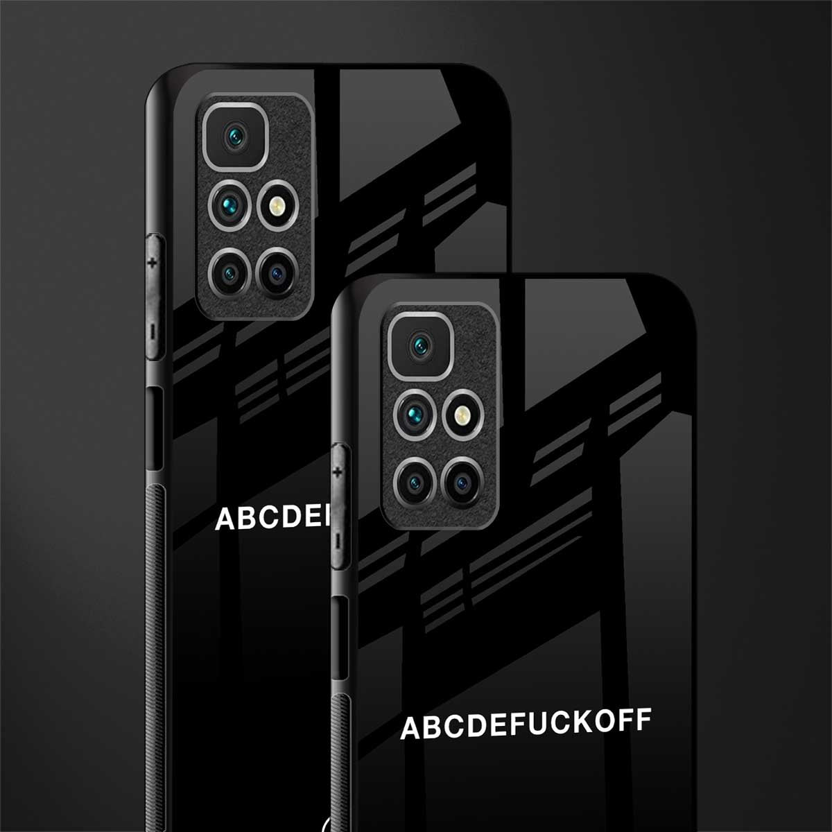 abcdefuckoff glass case for redmi 10 prime image-2