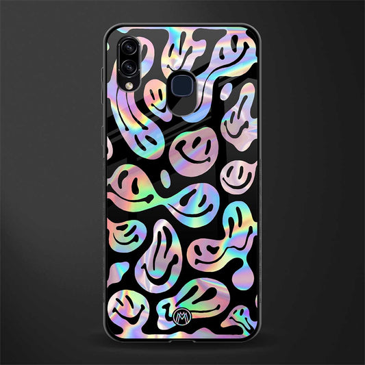acid smiles chromatic edition glass case for samsung galaxy a20 image